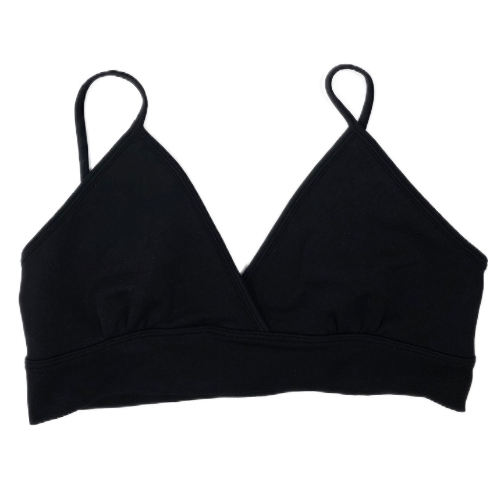 Yogalicious Women's Size M Black Bralette w/Adjustable Straps